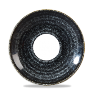 11.8cm Charcoal Black Saucer
